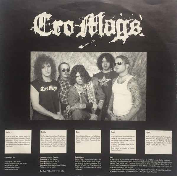 Cro-Mags - Alpha Omega LP (Century MediaVinyl, LPNear Mint (NM or M-))