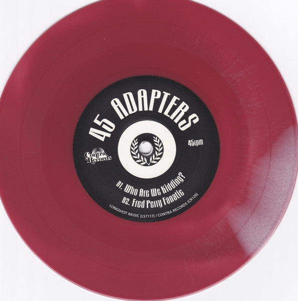 45 Adapters : Dress Well, Drink Heavily (7", EP, Ltd, RP, Oxb)