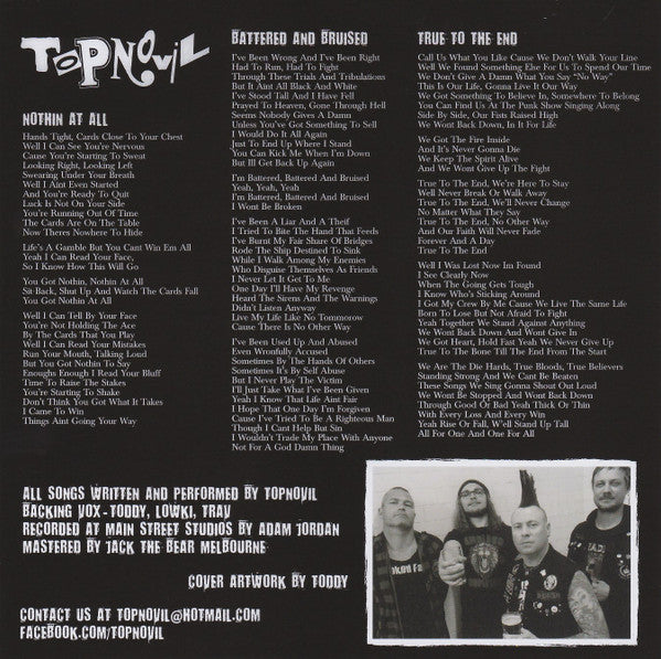Topnovil / Bum City Saints : Topnovil / Bum City Saints (7", Yel)
