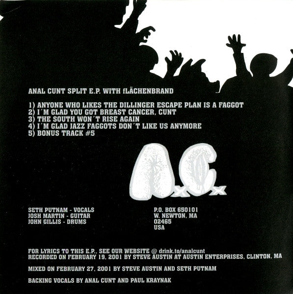 Anal Cunt / Flächenbrand : Anal Cunt / Flächenbrand (7", EP)
