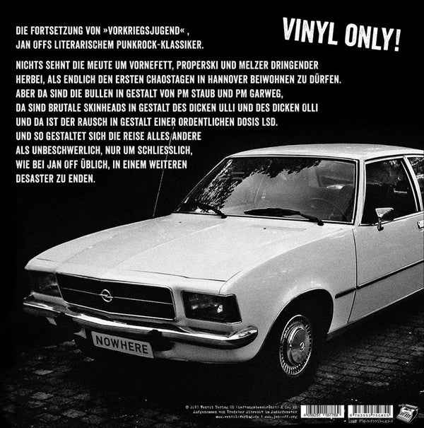 Jan Off - Vorkriegsjugend Im Schatten Der Chaostage LP (Ventil VerlagVinyl, LPMint (M))
