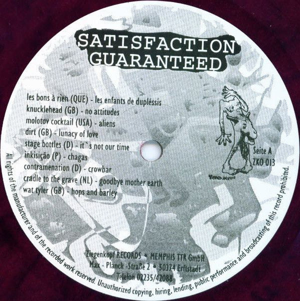 Various : Satisfaction Guaranteed (LP, Comp, Pur)