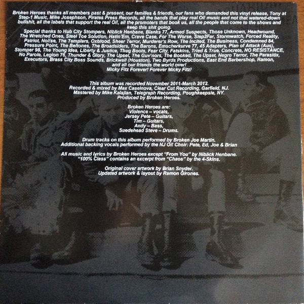 Broken Heroes (2) : This Is Oi! (LP, Album, RE, Gol)