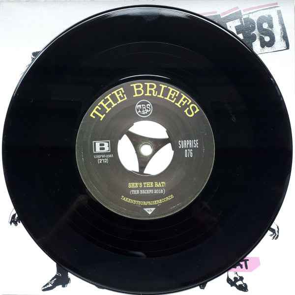 The Briefs - Kids Laugh At You B/W She's The Rat 7" (Taken By Surprise RecordsVinyl, 7", 45 RPM, SingleMint (M))