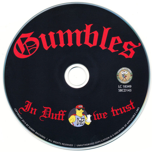Gumbles : In Duff We Trust (CD, Album, RE)