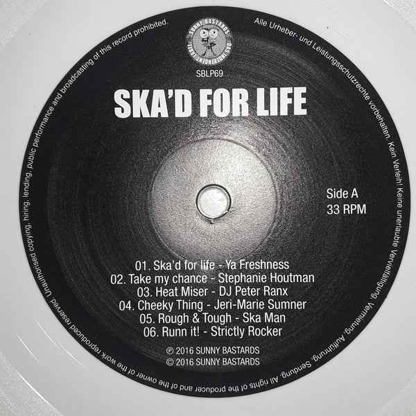 Various - Ska‘d For Life - Strictly Rockers Presents LP (Sunny BastardsVinyl, LP, Compilation, WhiteMint (M))