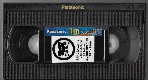 Various : Bandsalat 'V' Das Video - 10 Jahre Amöbenklang 1990-2000 (VHS, Comp, PAL)