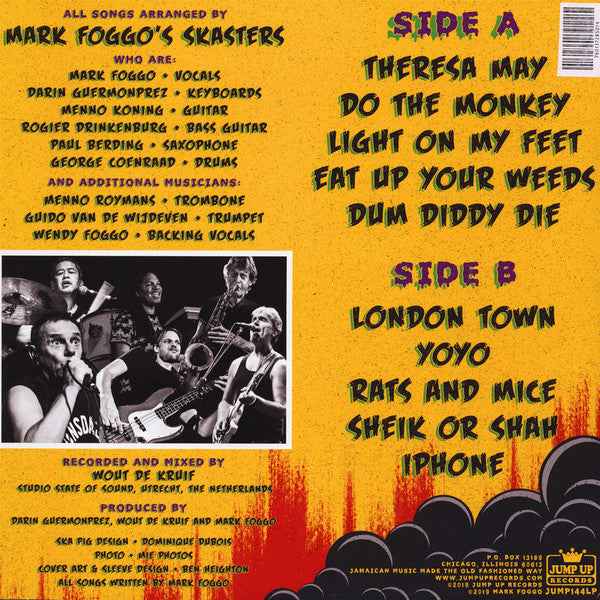 Mark Foggo's Skasters - Ska Pig Returns! LP (Jump Up! RecordsVinyl, LPMint (M))