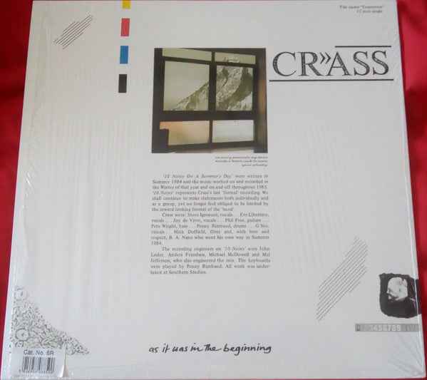 Crass - 10 Notes On A Summer's Day 12" (Crass RecordsVinyl, 12", 45 RPM, SingleMint (M))