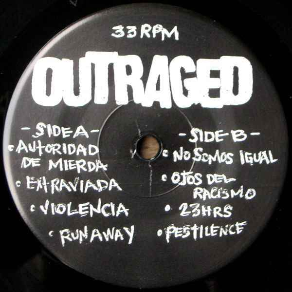 Outraged - No Somos Igual 7" (Lengua Armada DiscosVinyl, 7", 33 ⅓ RPMMint (M))