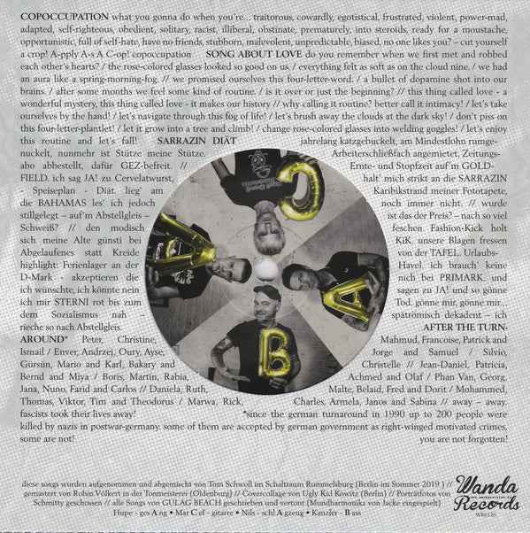 Gulag Beach - Sarrazin Diät 7" (Wanda RecordsVinyl, 7", EP, 33 ⅓ RPMMint (M))