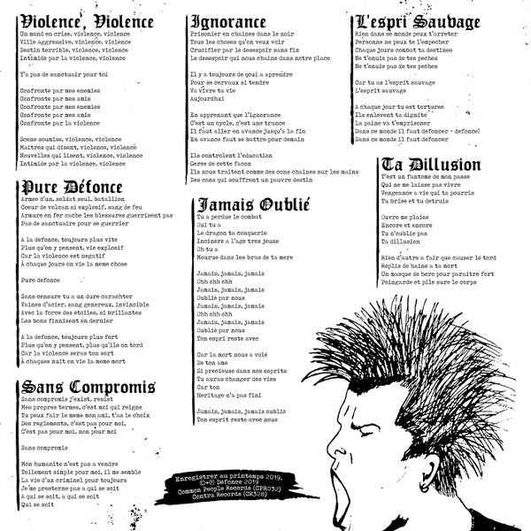 Défonce - Pure Défonce LP (Common People Records,Contra RecordsVinyl, LPMint (M))