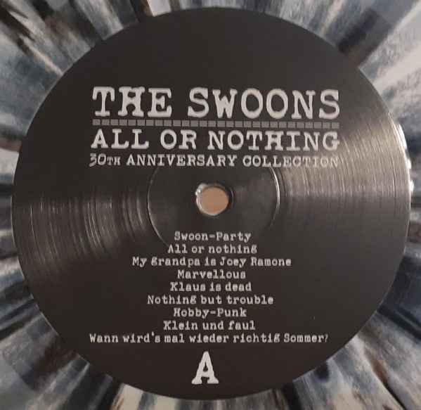 Swoons - All Or Nothing (30th Anniversary Collection) LP (Mad Butcher ClassicsVinyl, LP, Compilation, White & Black SplatterMint (M))