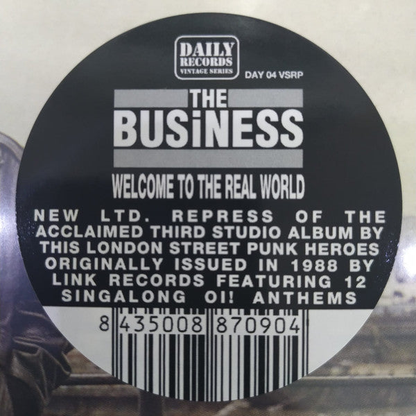 The Business : Welcome To The Real World (LP, Album, RE, RP)