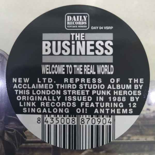 The Business - Welcome To The Real World LP (DAILY RECORDS / Mint (M))