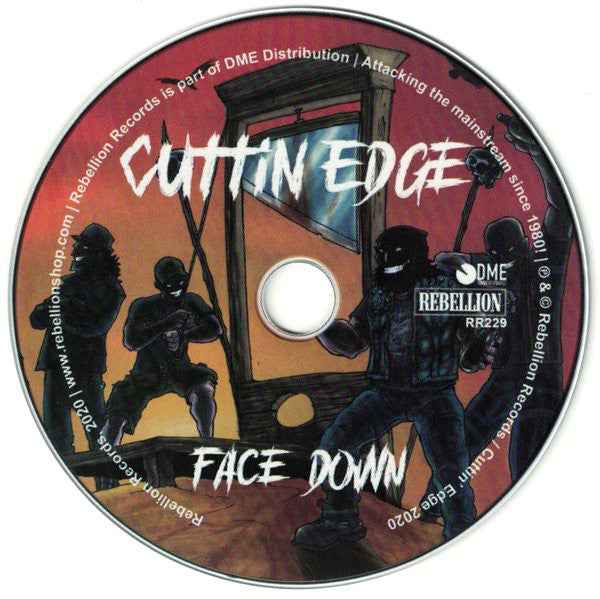 Cuttin' Edge - Face Down CD (Rebellion RecordsCDMint (M))
