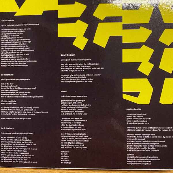 Savage Beat - Wired CD (Rebellion RecordsCD, NumberedMint (M))