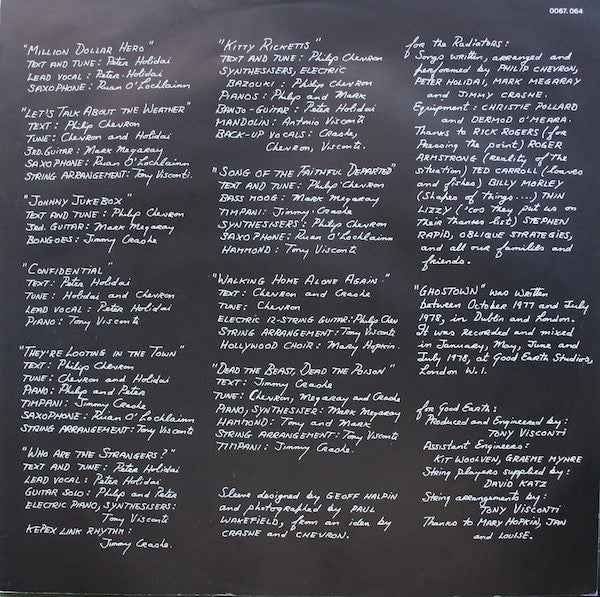 Radiators From Space - Ghostown LP (Chiswick RecordsVinyl, LPNear Mint (NM or M-))