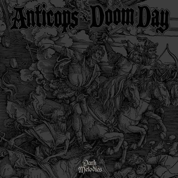 Anticops / Doom Day - Dark Melodies LP (Superhero Records (2)Vinyl, LP, WhiteMint (M))