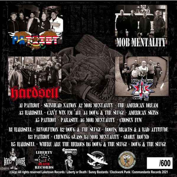 Various - American Oi! - Skinhead Anthems LP (Laketown Records,Liberty Or Death Records,Sunny Bastards,Clockwork Punk,Comandante RecordsVinyl, LP, Compilation, Red SmokeMint (M))
