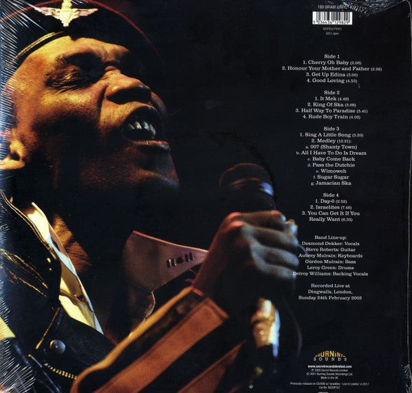 Desmond Dekker - The King Of Ska - Live At Dingwalls 2xLP (Burning SoundsVinyl, LP, 2, 180 gramMint (M))