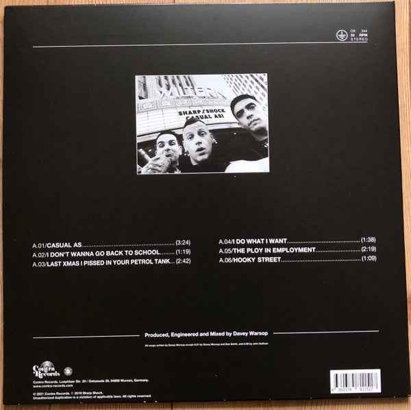 Sharp/Shock - Casual As 12" (Contra RecordsVinyl, 12", 45 RPM, Single Sided, UV Digitally PrintedMint (M))