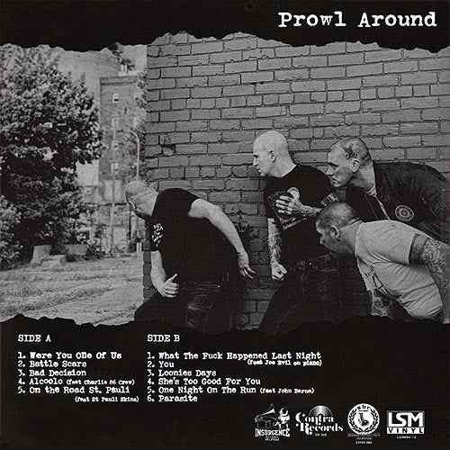 The Prowlers - Prowl Around LP (Insurgence Records,Skinhead Revolt Records,Contra Records,LSM Records (5)Vinyl, LPMint (M))