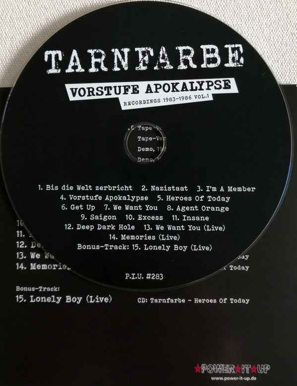 Tarnfarbe - Vorstufe Apokalypse (Recordings 1983-1986 Vol.1) LP (Power It Up,Power It UpAll Media, All MediaMint (M))