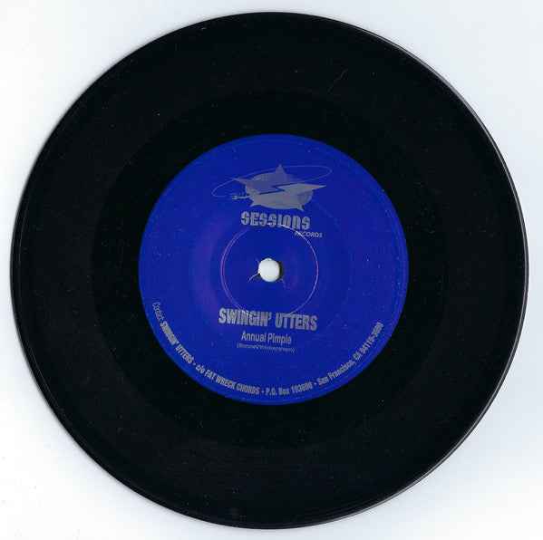 AFI / Swingin' Utters - Bombing The Bay! 7" (Sessions RecordsVinyl, 7"Mint (M))