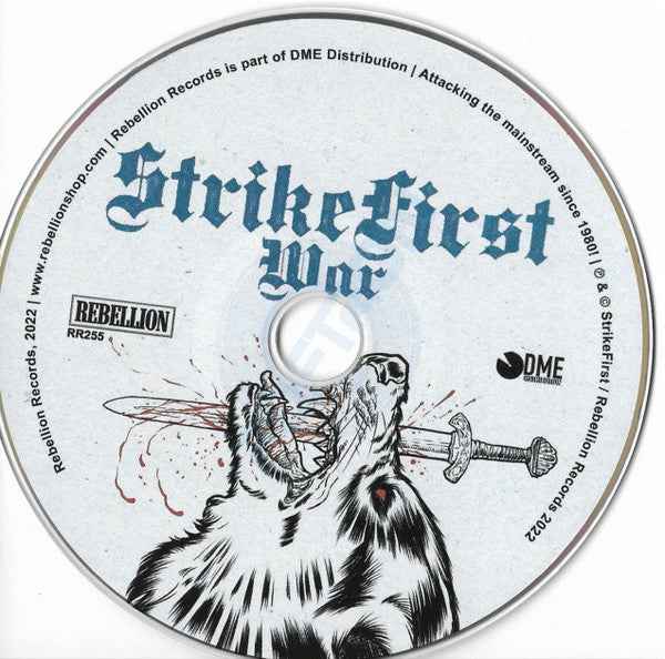 StrikeFirst - War / Wolves CD (Rebellion RecordsCD, CompilationMint (M))