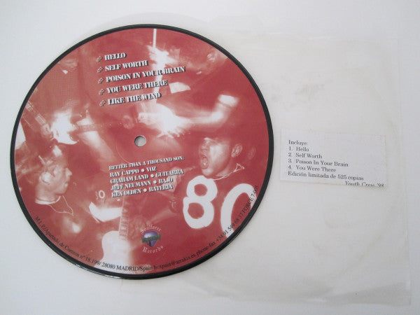 Better Than A Thousand : Self Worth (7", EP, Ltd, Pic)