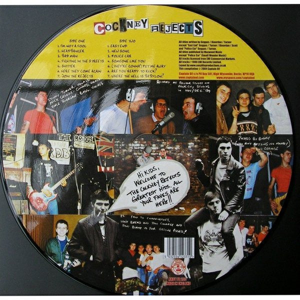 Cockney Rejects : Greatest Hits Vol. 1 (LP, Album, Ltd, Pic, RE)