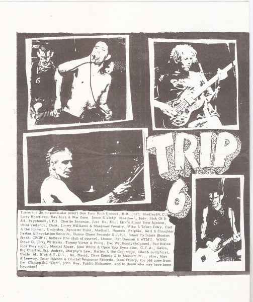 Trip 6 - No Defeat! No Submission! EP 7" (Inner Spirit Records (2),Inner Spirit Records (2) / Mint (M))