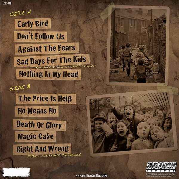 The Spartanics - Sad Days For The Kids LP (Smith & Miller RecordsVinyl, LP, Numbered, marbled ecoMint (M))