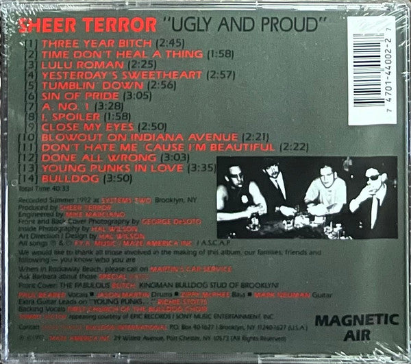 Sheer Terror : Ugly And Proud (CD, Album, RE)