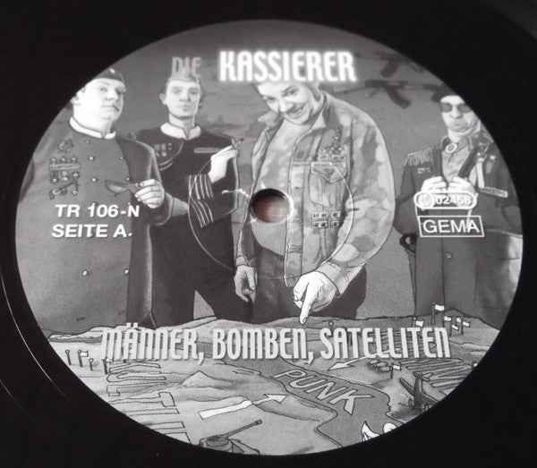 Die Kassierer - Männer, Bomben, Satelliten (LP) (Mint (M))
