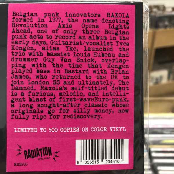 Raxola - Raxola LP (Radiation ReissuesVinyl, LP, Hot PinkMint (M))