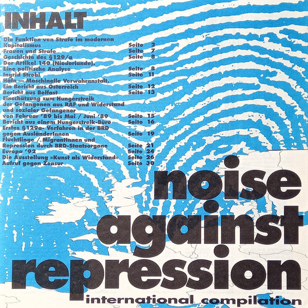 Various : Noise Against Repression (International Compilation) (2xLP, Comp)