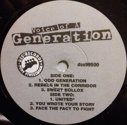 Voice Of A Generation : The Odd Generation E.P (7", EP)