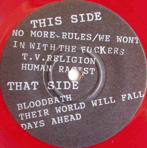 Murderers - The Murderers 7" (Havoc RecordsVinyl, 7", 33 ⅓ RPM, Red TransparentMint (M))