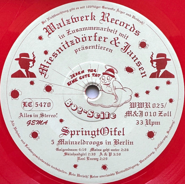Springtoifel : 5 Mainzeldroogs In Berlin (10", Red + 10", Blu + Album)