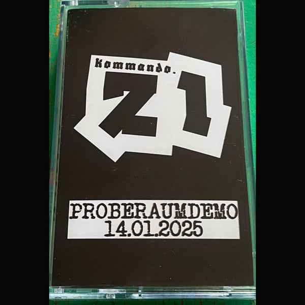Kommando.21 - Proberaumdemo 14.01.2025 Cassette (Schema F Records / Mint (M))