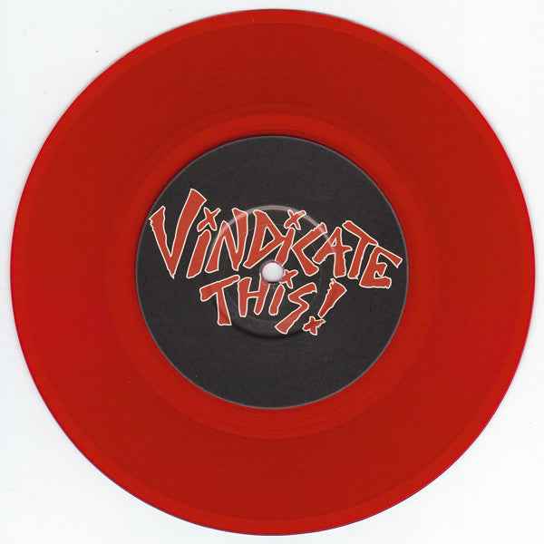 Vindicate This! - Hard Feelings 7" (Norrlandsshit Records,Ian Rush Records,Turist I TillvaronVinyl, 7", 45 RPM, Red ClearMint (M))