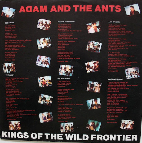 Adam And The Ants - Kings Of The Wild Frontier LP (CBS,CBSVinyl, LPVery Good Plus (VG+))