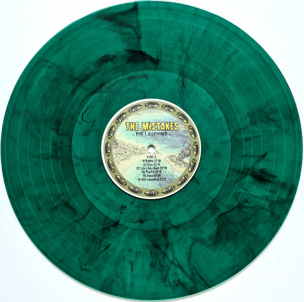The Mistakes (7) : Die Laughing (LP, Album, Ltd, Gre)