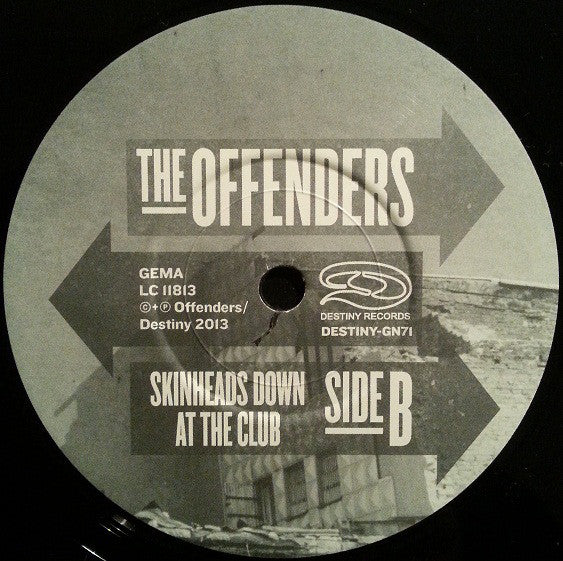 The Offenders - Berlin Will Resist (Riot 87 In SO36) 7" (Destiny Records (2)Vinyl, 7", 45 RPM, SingleMint (M))