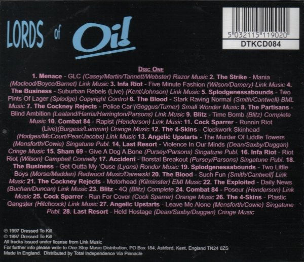 Various : Oi! This Is England - Lords Of Oi! (3xCD, Comp, RE + Box)