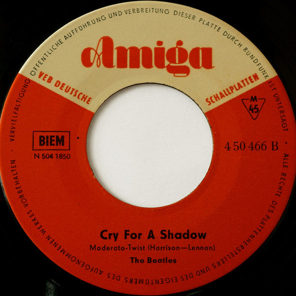 The Beatles - Ain't She Sweet / Cry For A Shadow 7" (AMIGAVinyl, 7", 45 RPM, SingleNear Mint (NM or M-))