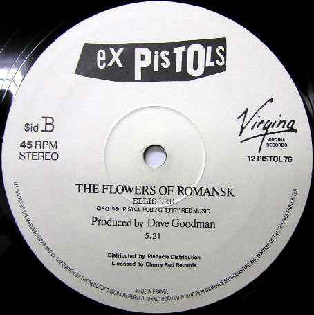 The Ex Pistols - Land Of Hope & Glory 12" (Virgina RecordsVinyl, 12", 45 RPM, SingleVery Good Plus (VG+))