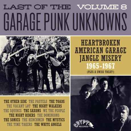 Various - Last Of The Garage Punk Unknowns Volume 8 LP (Crypt RecordsVinyl, LP, Compilation, GatefoldMint (M))